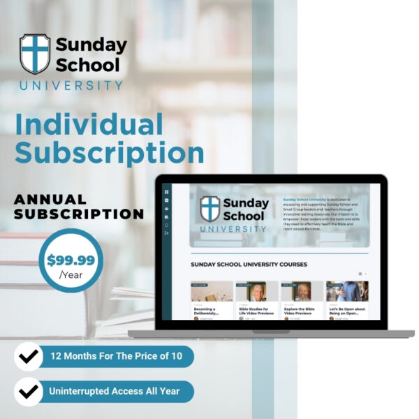 Individual Annual Subscription to Sunday School University